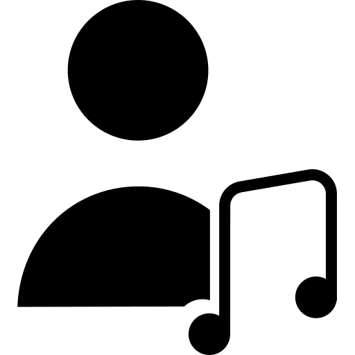 User note music social icon