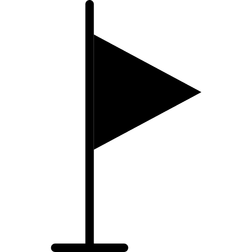 Flag goal flag peace icon