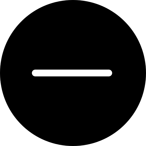 Minimize ui multimedia option circle icon