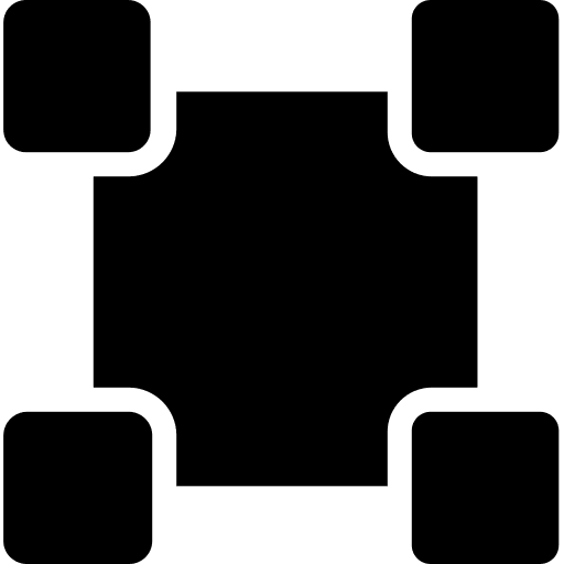 Vector interface squares edit tools icon