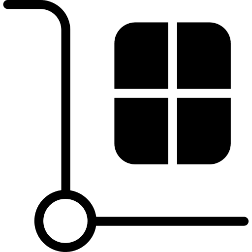 Package logistics delivery package transport icon