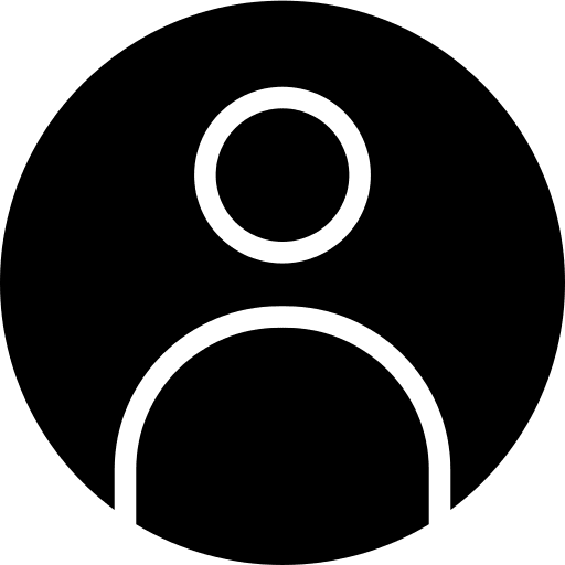 User seo and web silhouette circle icon