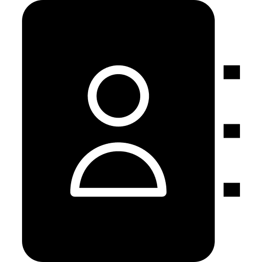 Contacs apple logo ui icon