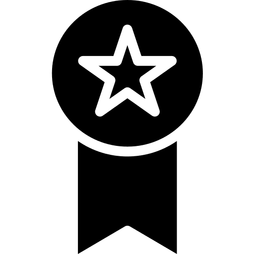 Badge star badge evaluate icon