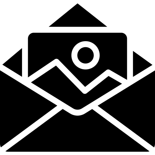 Postal postal communications envelope icon