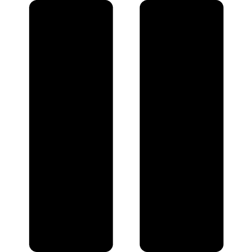 Pause pause multimedia bars icon