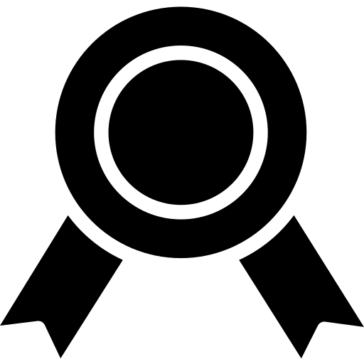 Ribbon sticker star sports and competition icon