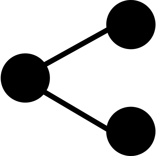 Share network connector interface icon