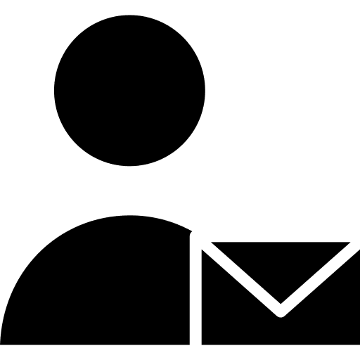 User envelope contact contact me icon