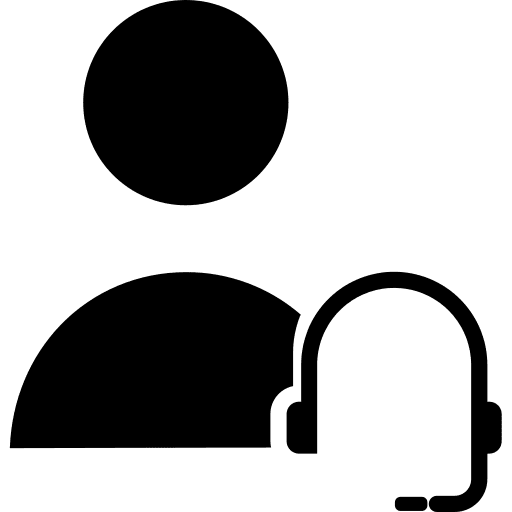 User people call customer service icon