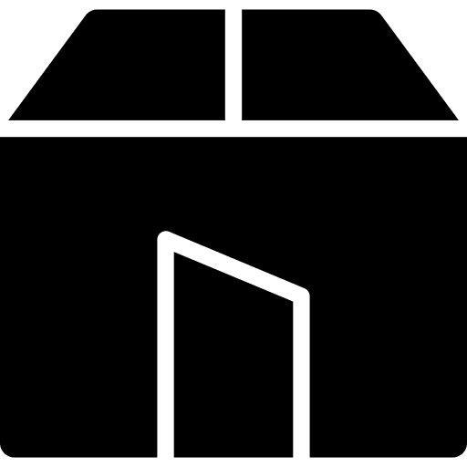 Box package delivery business icon