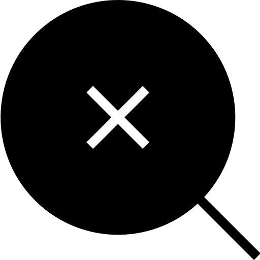 Zoom shapes and symbols symbol search icon