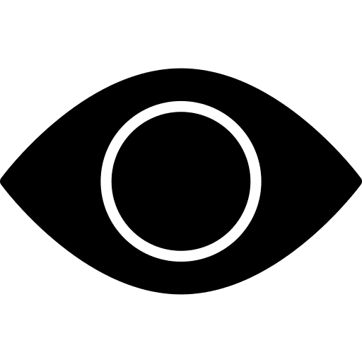 Eye seo and web visible eye icon