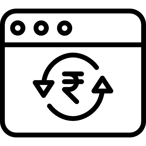 Online payment browser seo and web commerce and shopping icon