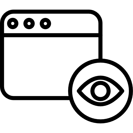 Page views computing view page icon