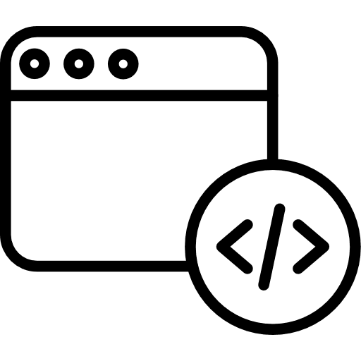 Web programming seo and web website ui icon