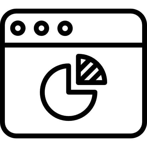 Chart stats pie chart page icon