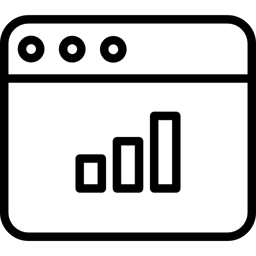 Statistics browser ui stats icon