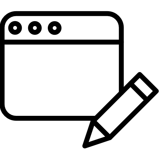 Web design art and design design edit tools icon