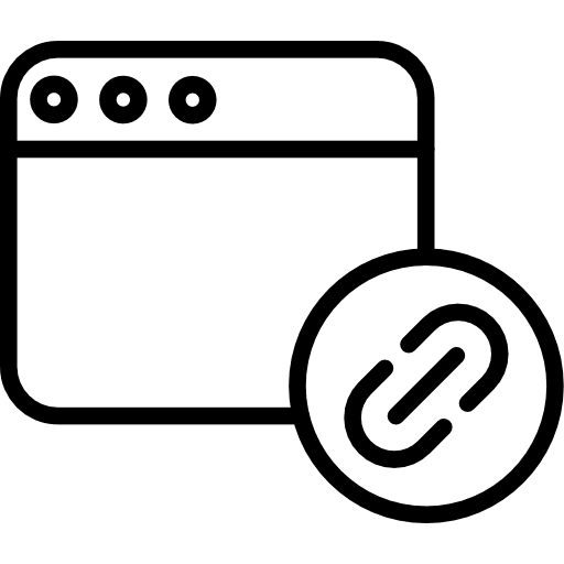 Website linked seo and web tool icon