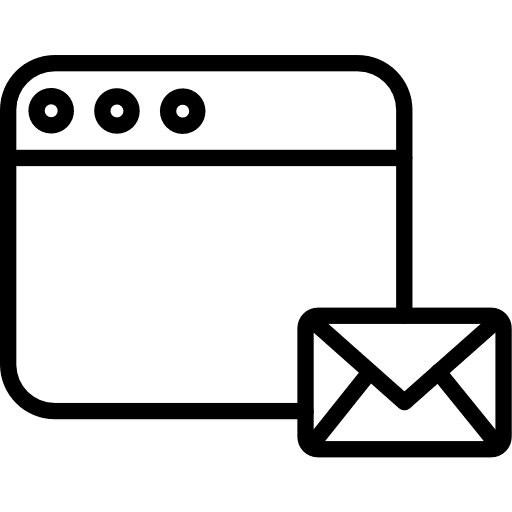 Browser multimedia mails browser icon