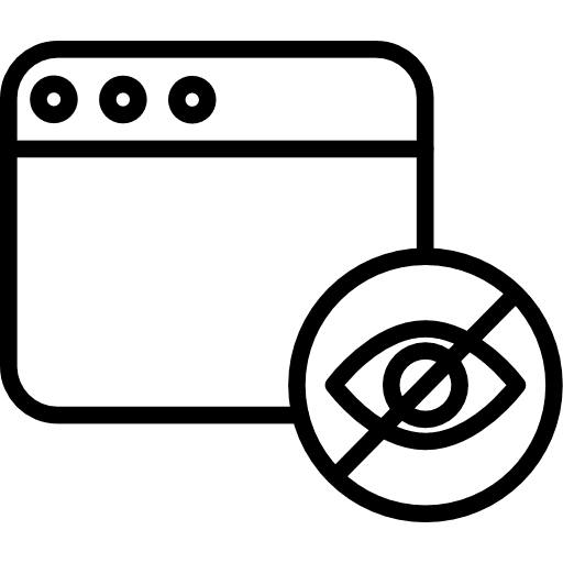 Page views browser view page views icon