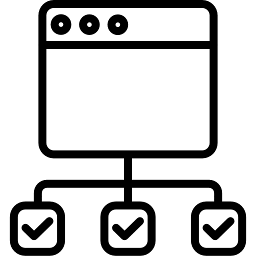 Process operation process execution icon