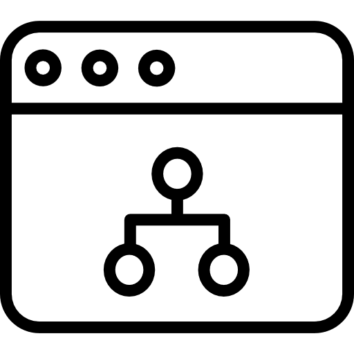 Networking team seo and web browser icon