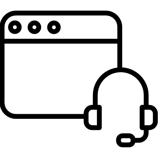 Online music seo and web communications music and multimedia icon