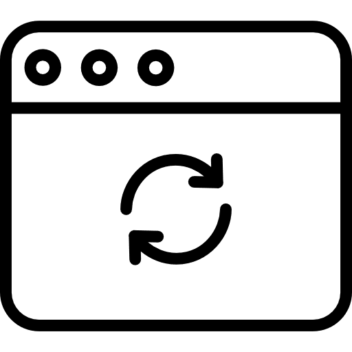 Refresh technology refresh web icon