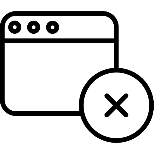 Browser interface browser seo and web icon