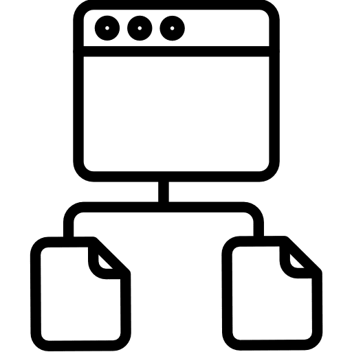 Web design document graphic tool web design icon