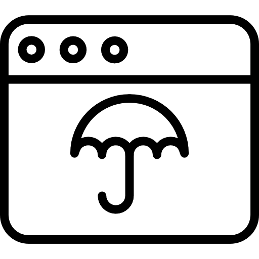 Web page technology protection web page icon