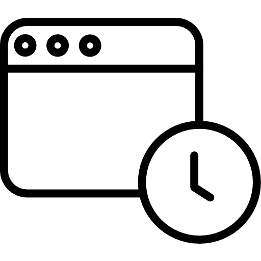 Web website web clocks icon