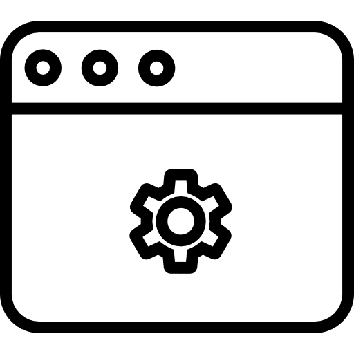 Webpage webpage settings edit tools icon