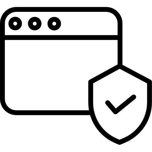 Website browser monitor ui icon