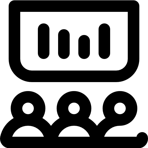 Team partner sharing employee icon