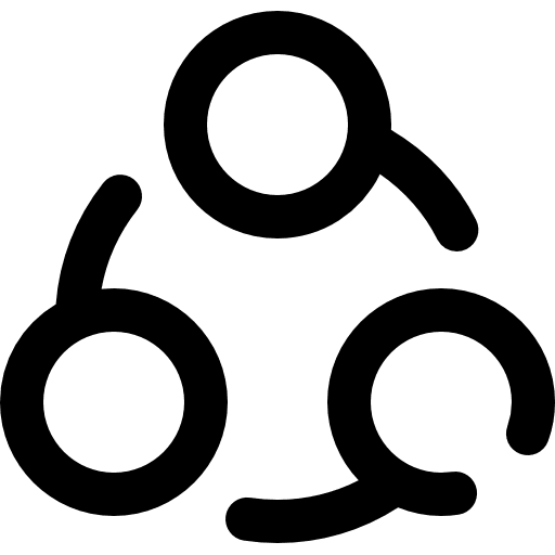 Teamwork networking personnel business icon