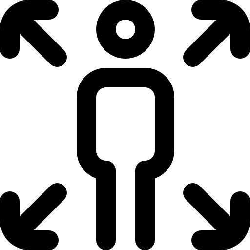 Expand working man work icon