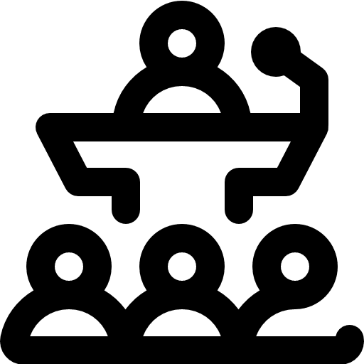 Lecture presentation lecture networking icon