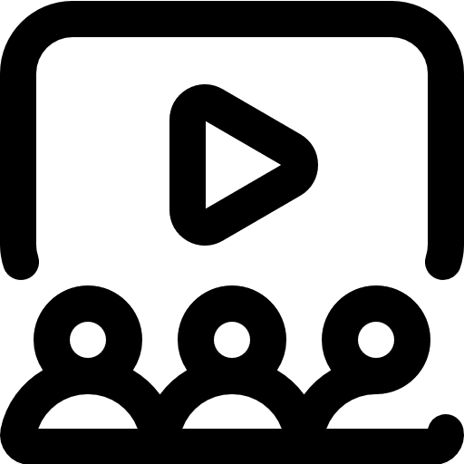 Presentation networking discussion person icon