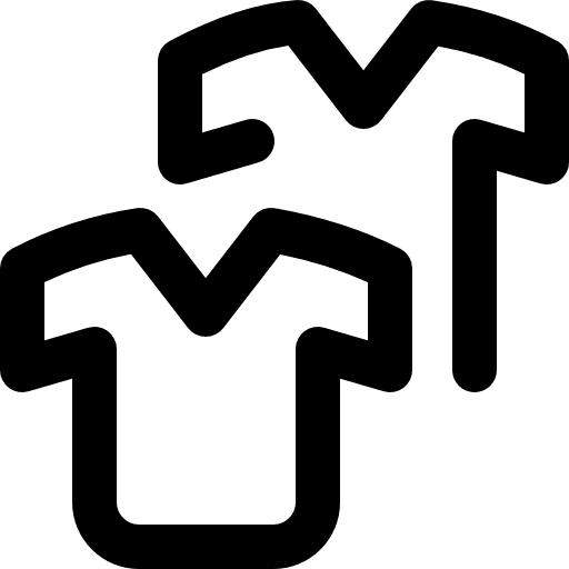 Team shirt working team shirt clothes icon