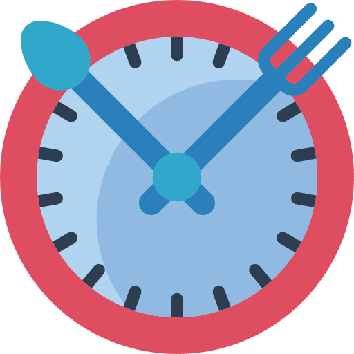Meal meal time and date food icon