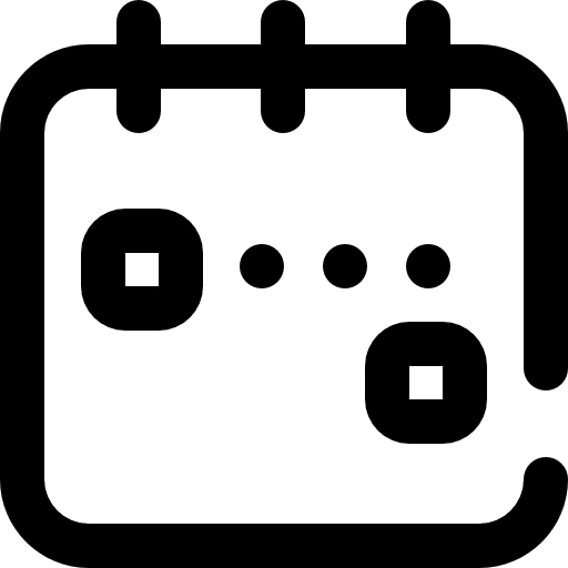 Scheduling interface calendar schedule icon