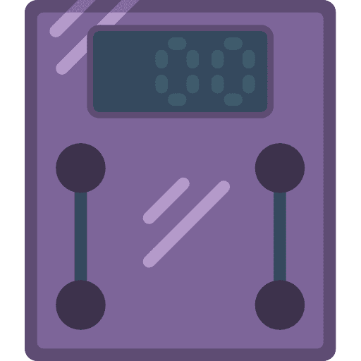 Scale body scale weight scale electronics icon