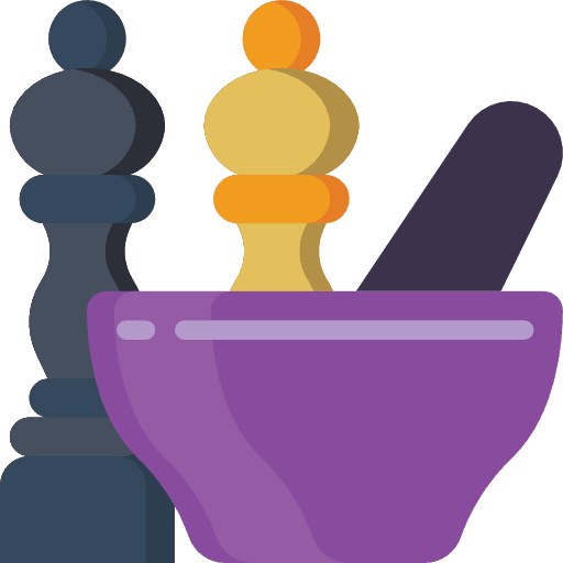 Seasoning spices salt and pepper cooking icon