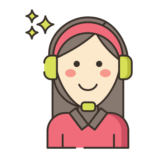 Customer support technology contact person communications icon