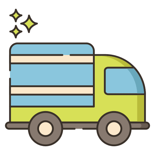 Delivery truck transport transportation automobile icon