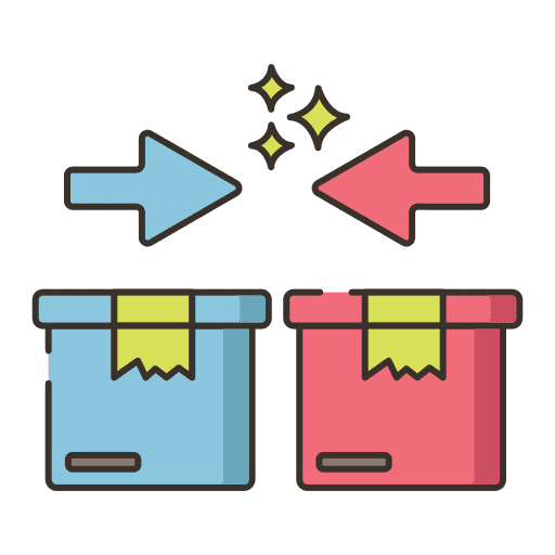 Discrepancy logistics delivery discrepancy icon