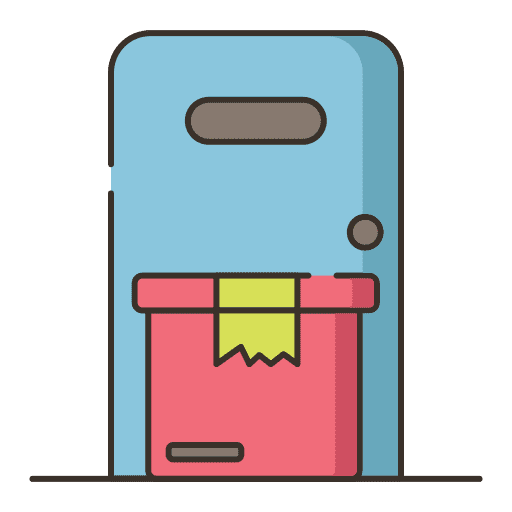 Order order time paper bag icon